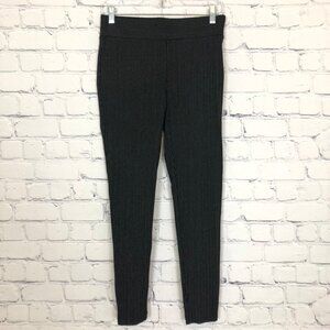 NWT LOFT Black Stripe Ponte Leggings Size S